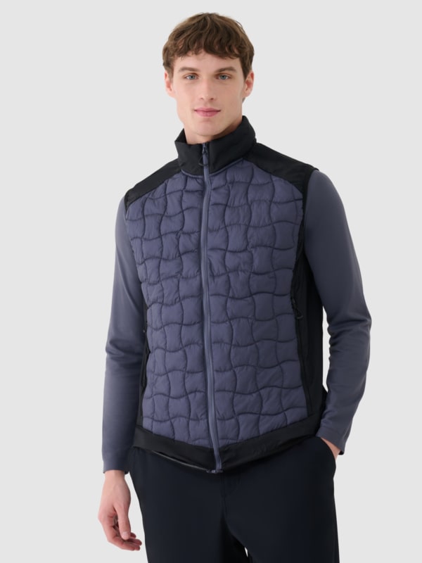 Colete Trekking para Homem com Enchimento Primaloft Black - Cinzento - 4FWSS25TVJAM177