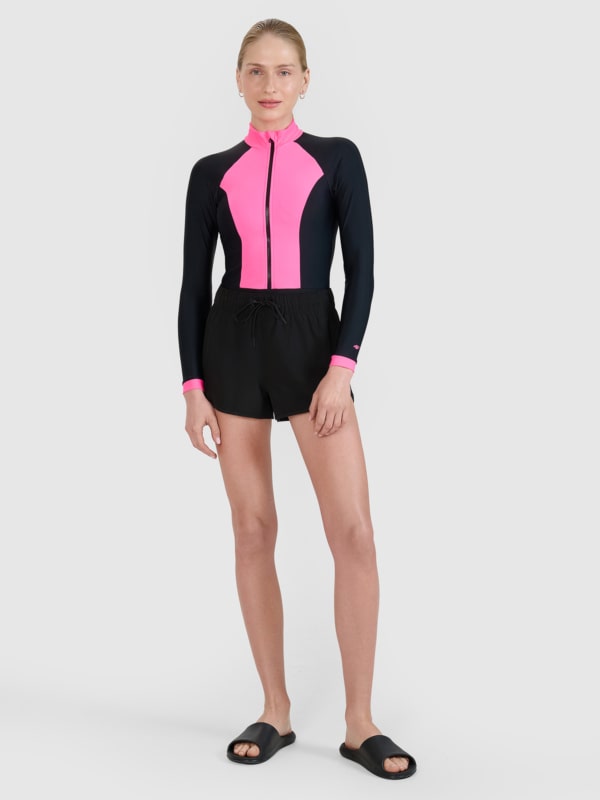 Calções de Praia para Mulher - Preto - 4FWSS25UBDSF130