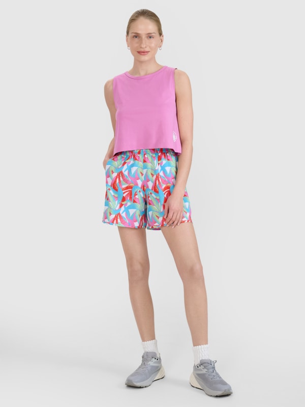 Calções de Praia para Mulher - Multicolorido - 4FWSS25UBDSF136