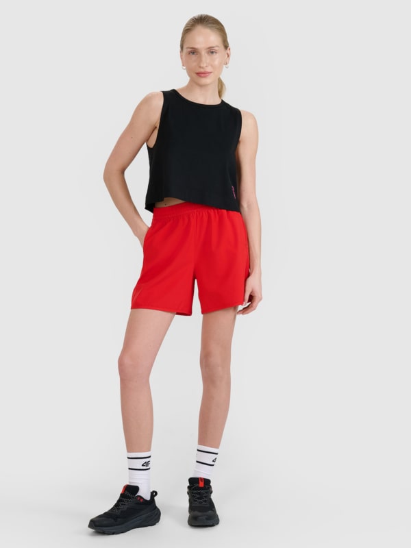 Calções de Praia para Mulher - Vermelho - 4FWSS25UBDSF149                 