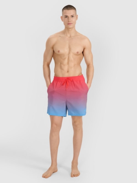 Calções de Praia para Homem - Coral/Vermelho - 4FWSS25UBDSM132