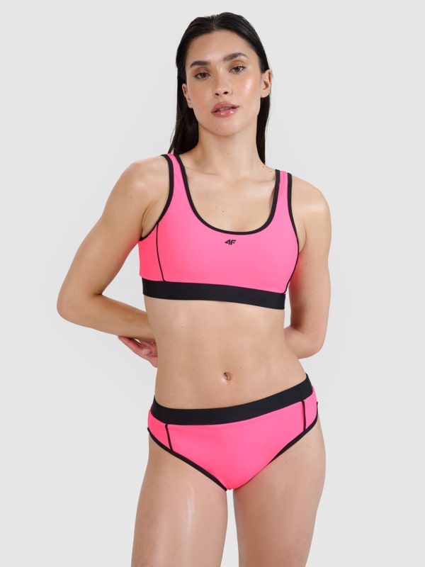 Top de biquíni - Cor-De-Rosa - 4FWSS25UBKTF077        