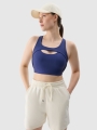 SPORT BRA 4FWSS25USBAF150 azul-marinho