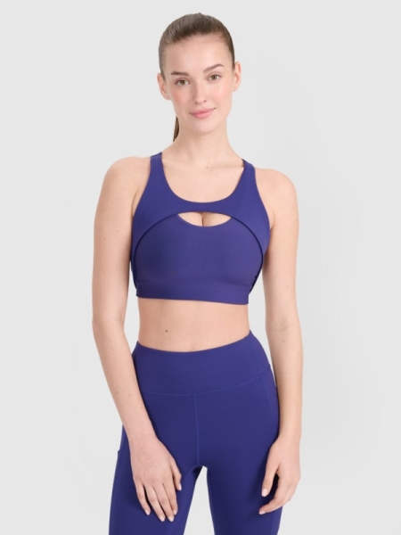 SPORT BRA 4FWSS25USBAF150 azul-marinho