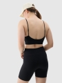 Soutien de treino sem costuras de baixo apoio para mulher - preto 4FWSS25USBAF151 preto