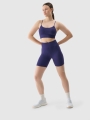 Soutien de treino sem costuras de baixo suporte para mulher - azul marinho 4FWSS25USBAF151 azul marinho