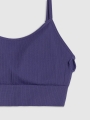 Soutien de treino sem costuras de baixo suporte para mulher - azul marinho 4FWSS25USBAF151 azul marinho
