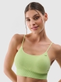 Soutien de treino sem costuras de baixo apoio para mulher - verde 4FWSS25USBAF151 Verde