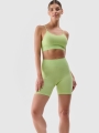 Soutien de treino sem costuras de baixo apoio para mulher - verde 4FWSS25USBAF151 Verde
