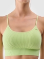 Soutien de treino sem costuras de baixo apoio para mulher - verde 4FWSS25USBAF151 Verde