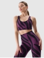 Soutien de ioga de apoio médio para mulher - roxo 4FWSS25USBAF165 violeta