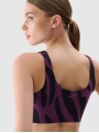 Soutien de ioga de apoio médio para mulher - roxo 4FWSS25USBAF165 violeta