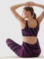Soutien de ioga de apoio médio para mulher - roxo 4FWSS25USBAF165 violeta