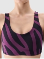 Soutien de ioga de apoio médio para mulher - roxo 4FWSS25USBAF165 violeta