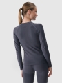 Roupa interior termoactiva sem costuras (top) para mulher - cinzento 4FWSS25USEAF190 cinzento