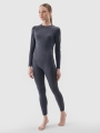 Roupa interior termoactiva sem costuras (parte de baixo) para mulher - cinzenta 4FWSS25USEAF191 cinzenta