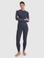 Roupa interior termoactiva sem costuras (parte de baixo) para mulher - cinzenta 4FWSS25USEAF191 cinzenta