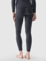 Roupa interior termoactiva sem costuras (parte de baixo) para mulher - cinzenta 4FWSS25USEAF191 cinzenta