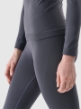 Roupa interior termoactiva sem costuras (parte de baixo) para mulher - cinzenta 4FWSS25USEAF191 cinzenta