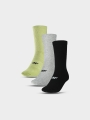 Meias casual para tornozelo (pack de 3) unisexo - multicolor 4FWSS25USOCU358 multicolor