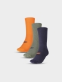 Meias casual para tornozelo (pack de 3) unisexo - multicolor 4FWSS25USOCU358 multicolor
